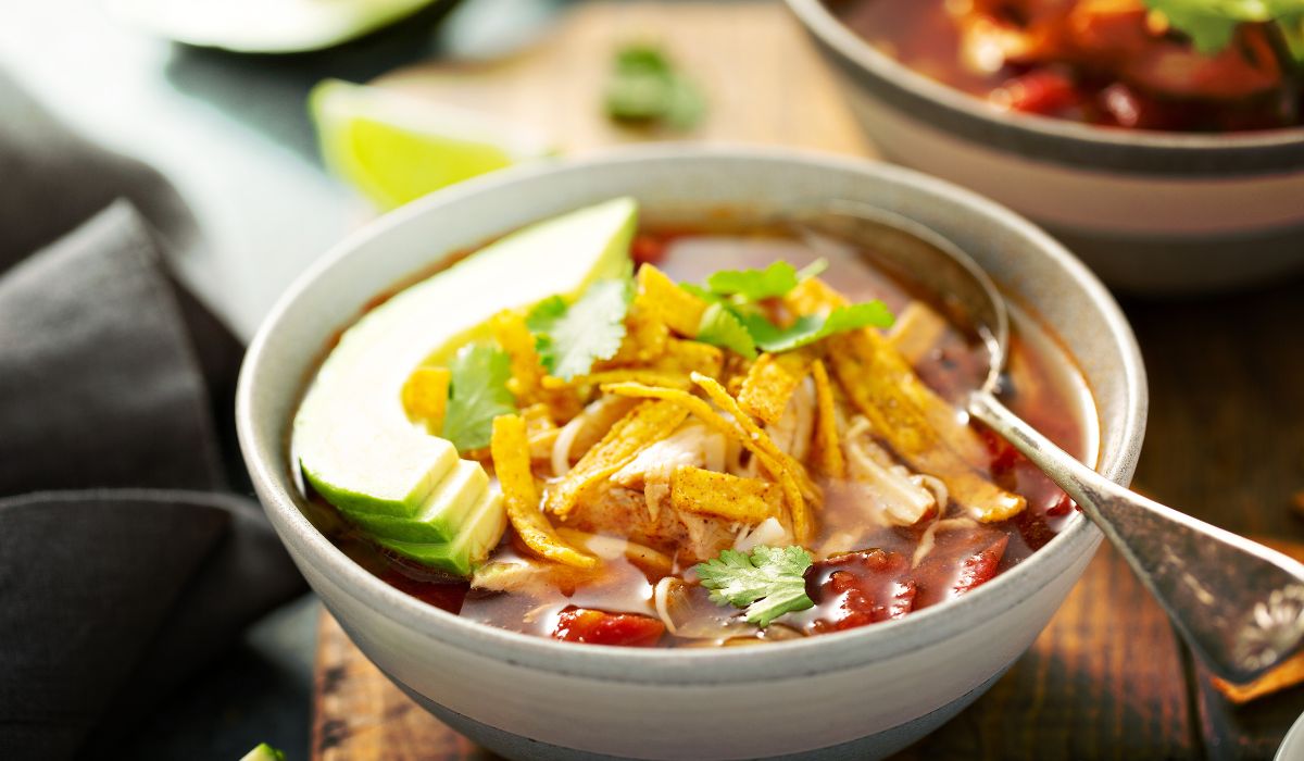 Creamy Beef Taco Soup