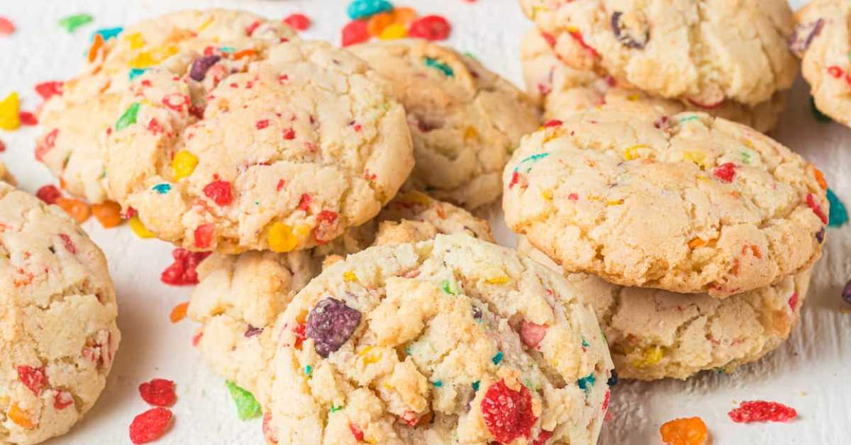 Fruity Pebbles Cookies recipe