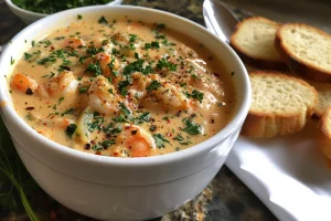 Creamy Crab and Shrimp Seafood Bisque 2 1 Creamy Crab and Shrimp Seafood Bisque