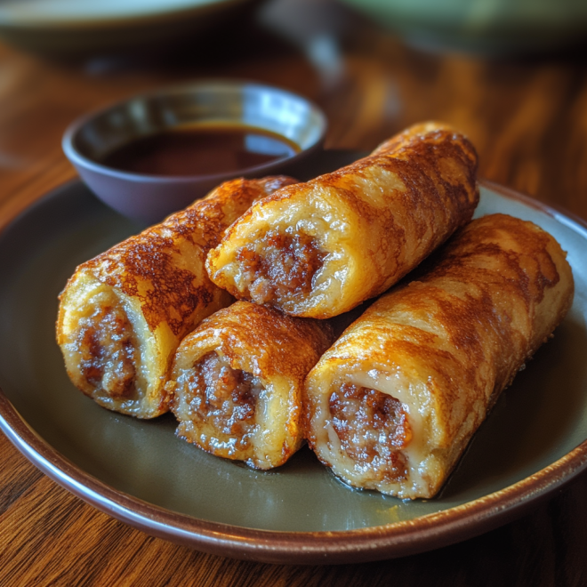 Sausage French Toast Roll-Ups